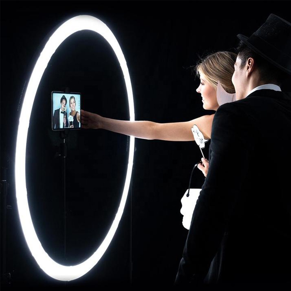 Lighting In Photography Studio - 120W LED Ring Light Wire Control