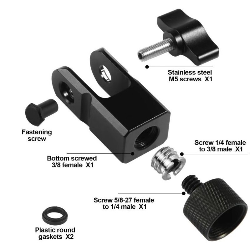 DT76 Microphone Adapter 3/8-In - đánh giá và giá Boom Arm Stand