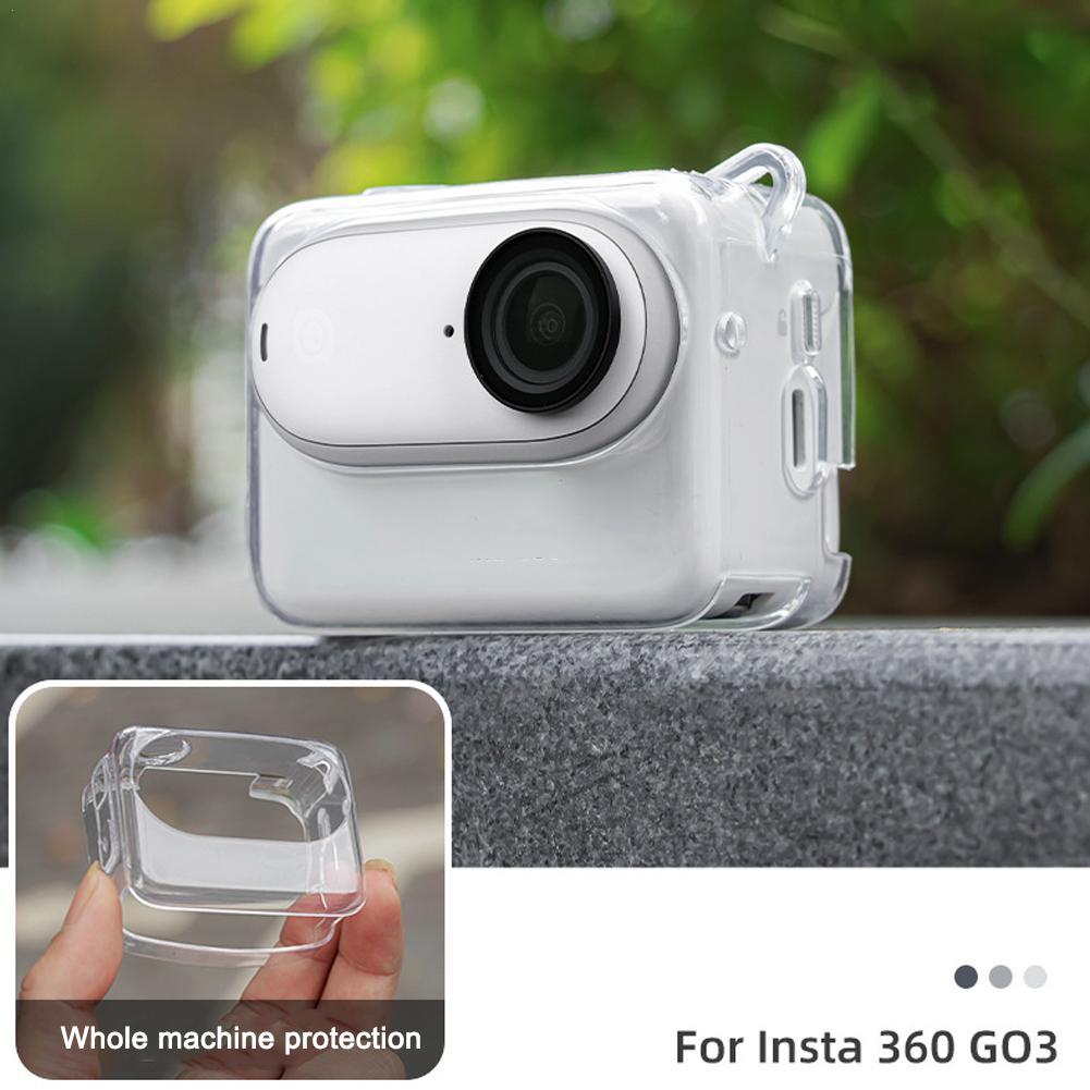 1pcs Transparent/gray TPU Anti - đánh giá và giá Insta360 Camera Go 3