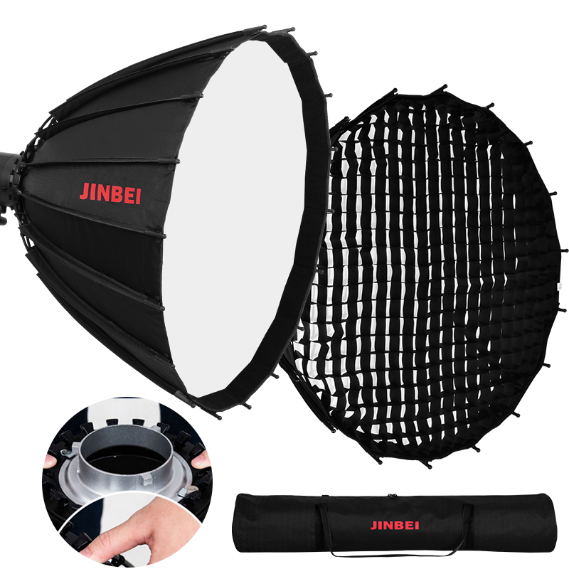 JINBEI 120cm Deep Reflective P - đánh giá và giá Parabolic Umbrella Deep