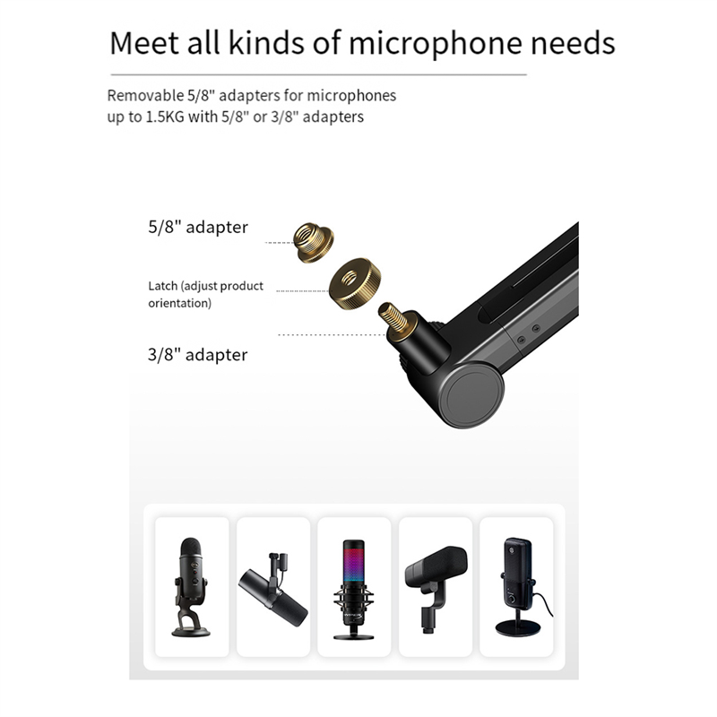 360 Degree Adjustable Micropho - đánh giá và giá Boom Arm Stand