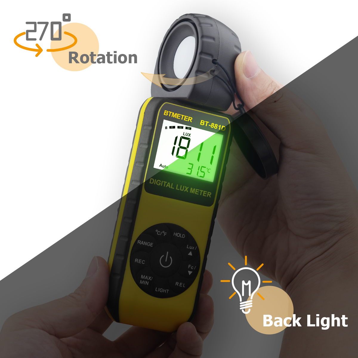 Digital Lux Meter 400,000 Lux  - đánh giá và giá Photography Lighting Handheld