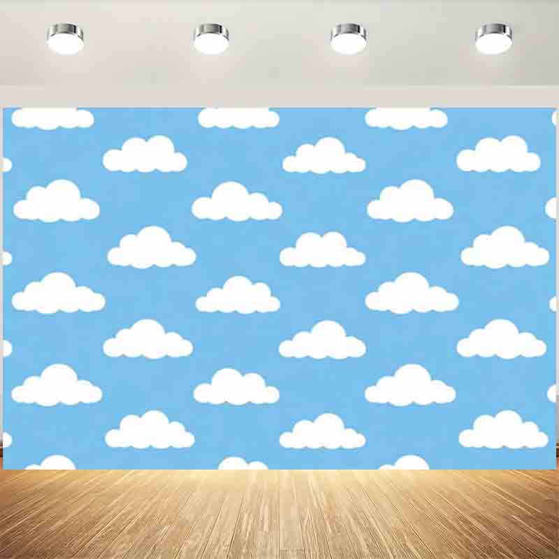 Cartoon Simple Blue Sky White  - đánh giá và giá Portrait Photography With Lighting