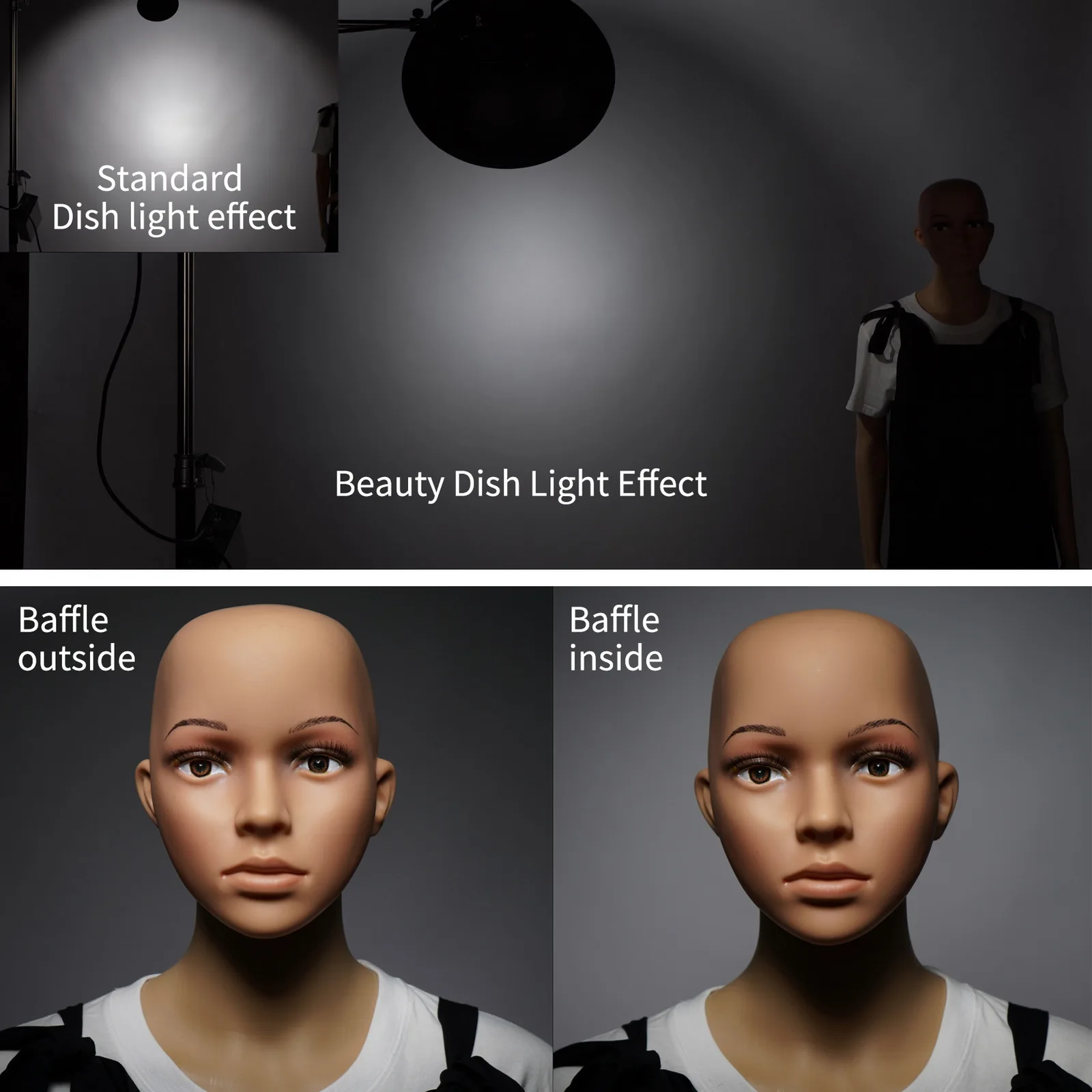 Selens Silver/White 70cm Beaut - đánh giá và giá Photography Lighting Beauty Dish
