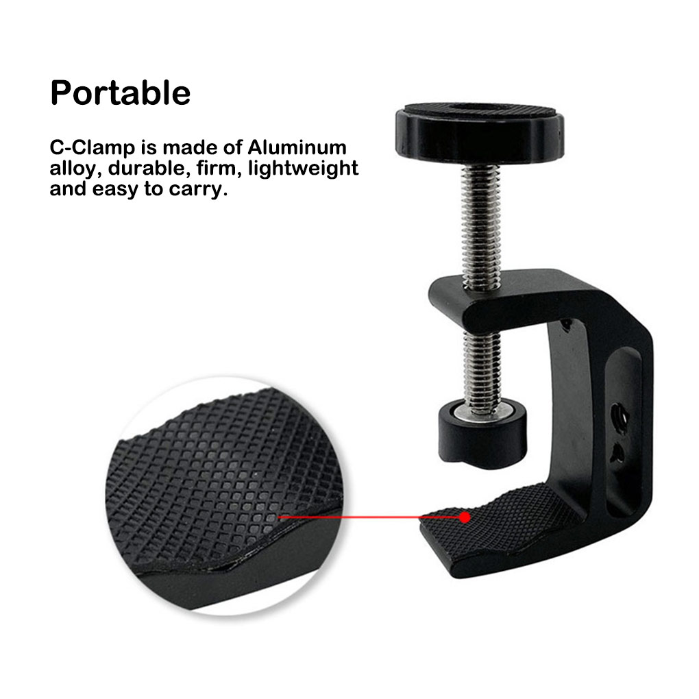 C- Shaped Clamp Aluminum Alloy - đánh giá và giá Photography Types Of Lighting