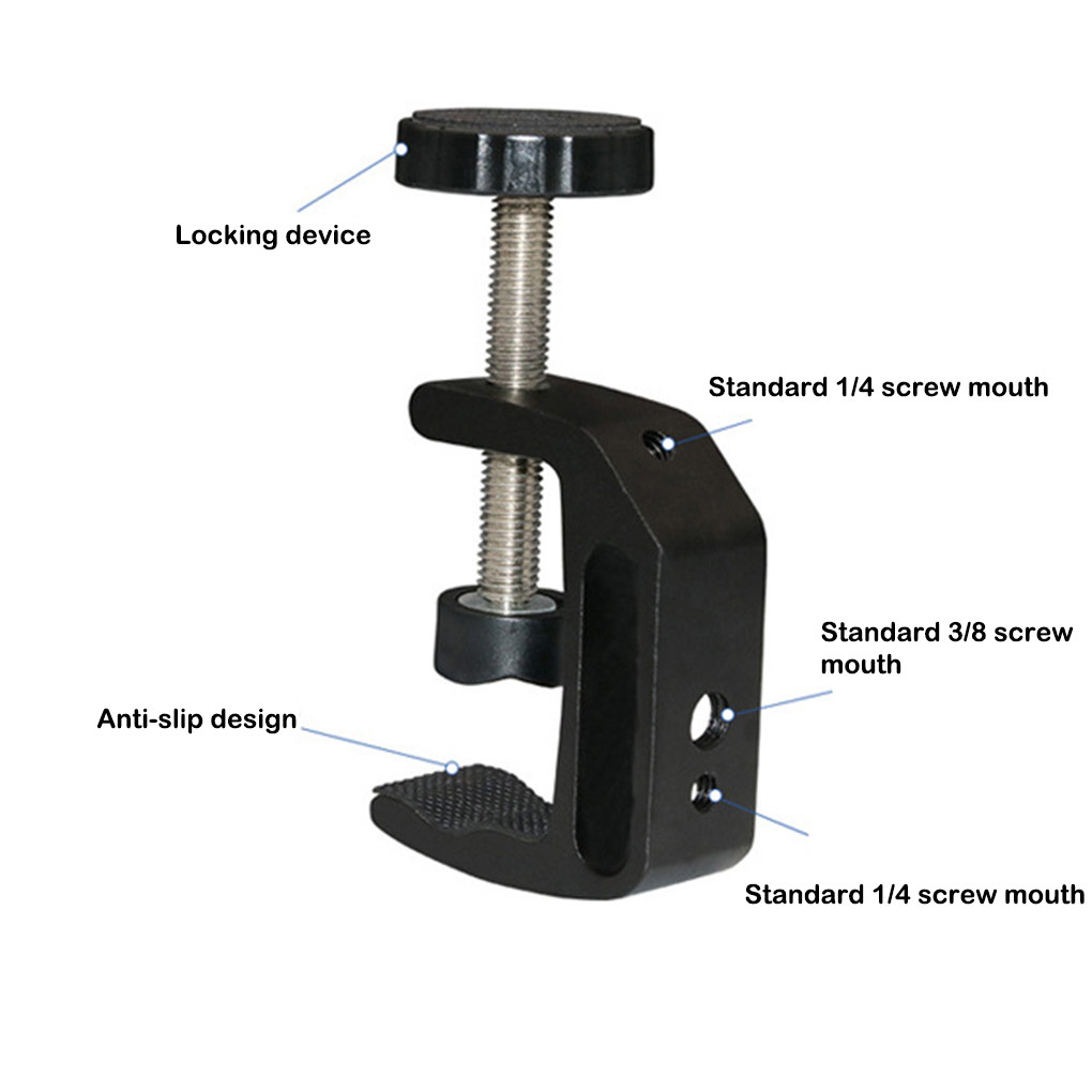 C- Shaped Clamp Aluminum Alloy - đánh giá và giá Photography Types Of Lighting