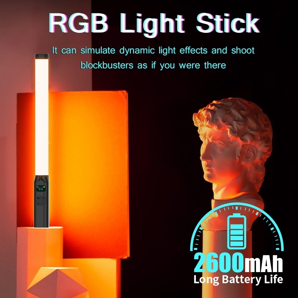50CM RGB Stick Light Wand Ligh - đánh giá và giá Photography Types Of Lighting