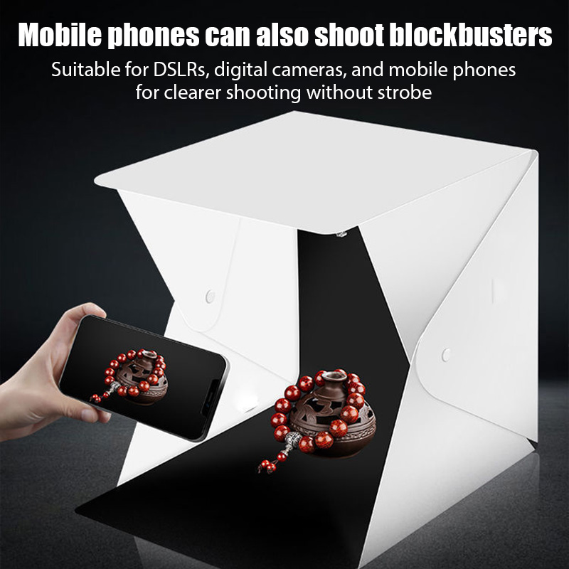 Folding Lightbox Portable Phot - đánh giá và giá Photography Lighting Set Up