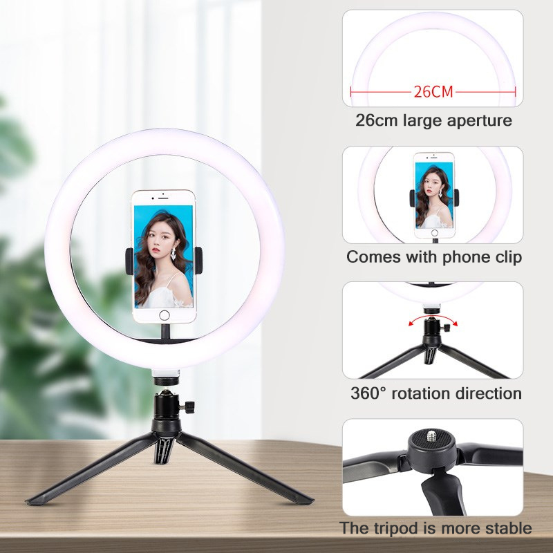 26cm 10 inch Led Ring Selfie L - đánh giá và giá Photography Lighting Set Up