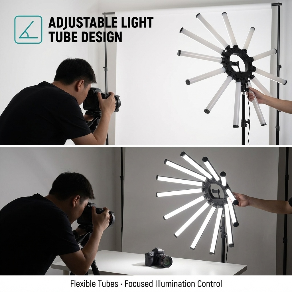 12 Arms Multi Tube Photography - đánh giá và giá Lighting In Photography Studio