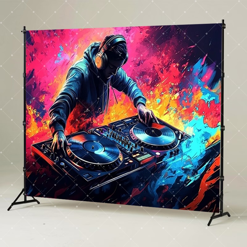 Hip Hop Music DJ Party Decorat - đánh giá và giá Lighting In Photography Studio