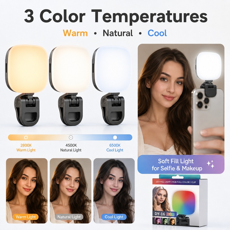 Portable RGB LED Fill Light Po - đánh giá và giá Photography Lighting Handheld