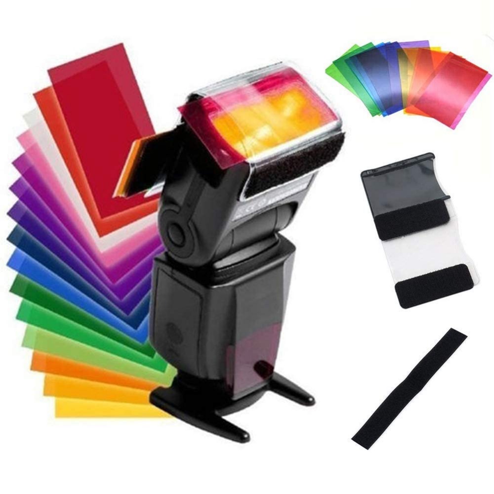 12 Colors Camera Flash Gels Li - đánh giá và giá Portrait Photography With Lighting