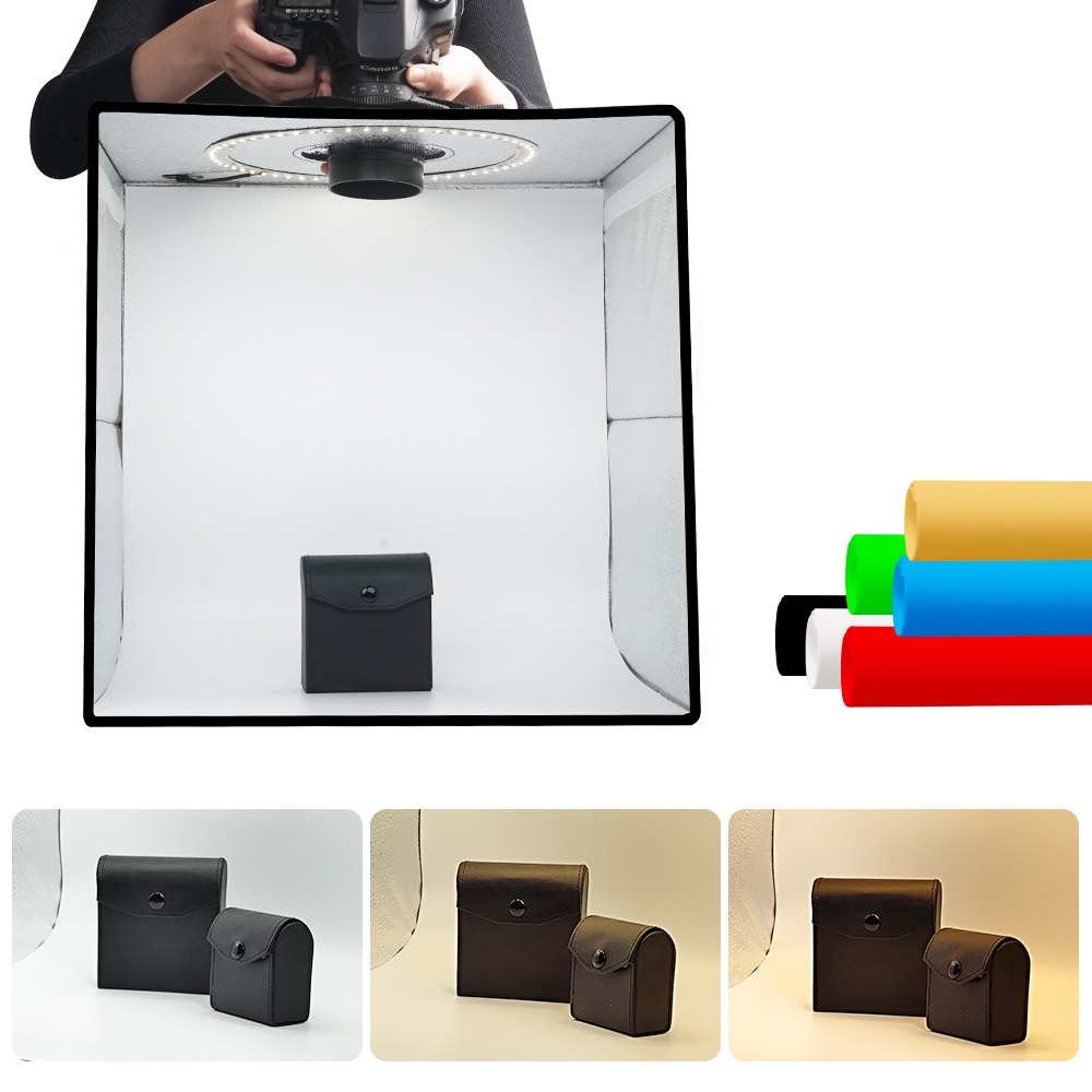 Lightdow Dimmable Photo Box LE - đánh giá và giá Photography Lighting Set Up
