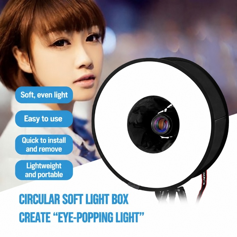 Foldable 45cm Ring‑flash Soft‑ - đánh giá và giá Photography Types Of Lighting