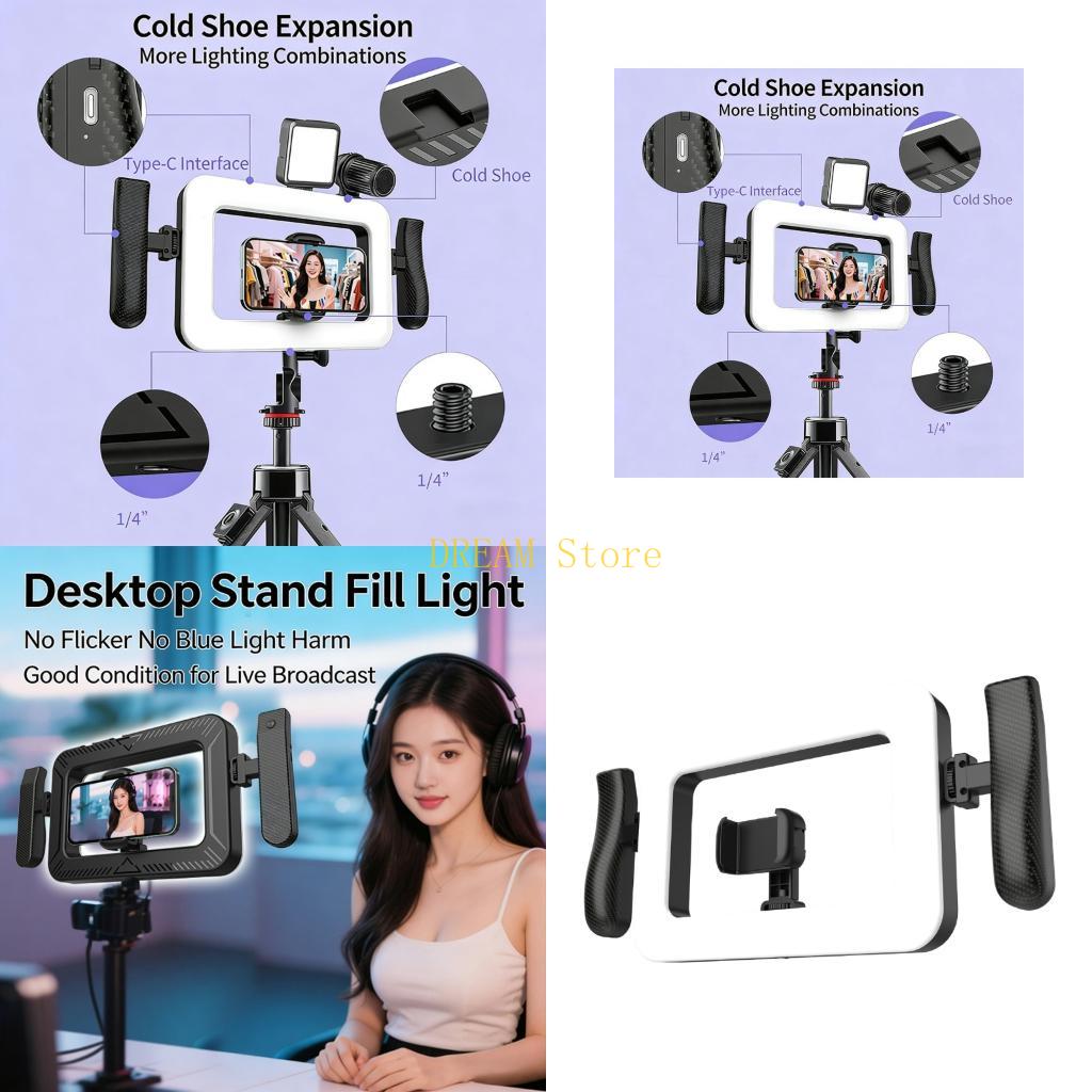 Đèn cầm tay cầm tay 360 độ sán - đánh giá và giá Photography Lighting Handheld